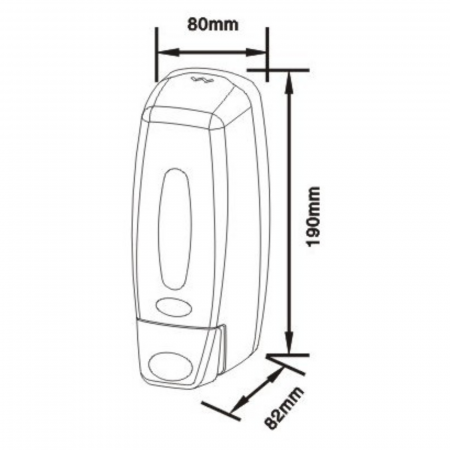 DOZATOR SAPUN PLASTIC LIMPIO 360ML [2]
