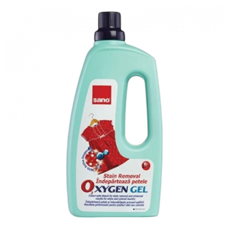 Detergent Rufe - Gel pentru îndepărtarea petelor de pe țesături albe și colorate, Oxygen Gel, 1L