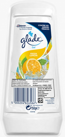 Odorizanti Gel - GLADE Lemon, odorizant camera, gel - 150g