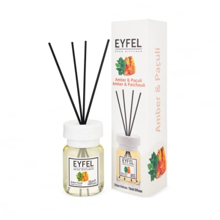Odorizant Eyfel - Odorizant de camera cu bete 120ml, Amber & Patchouli ,Eyfel