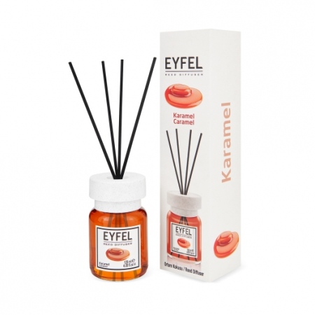 Odorizant Eyfel - Odorizant de camera cu bete 120ml, Caramel, Eyfel