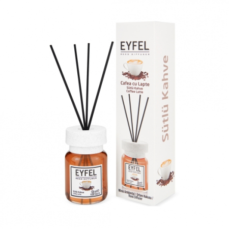 Odorizant Eyfel - Odorizant de camera cu bete 120ml, Coffe Latte ,Eyfel