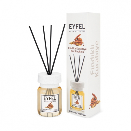 Odorizant Eyfel - Odorizant de camera cu bete 120ml, Nut Cookies ,Eyfel