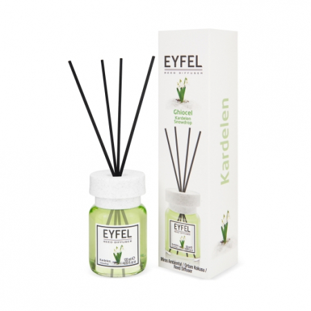 Odorizant Eyfel - Odorizant de camera cu bete 120ml, Snowdrop, Eyfel