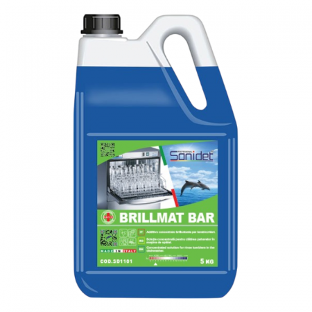 Pachet Detergent Stovilmat Bar 6kg și Clătitor Brillmat Bar 5L – Soluție Profesională pentru Mașini de Spălat Pahare Automate [2]