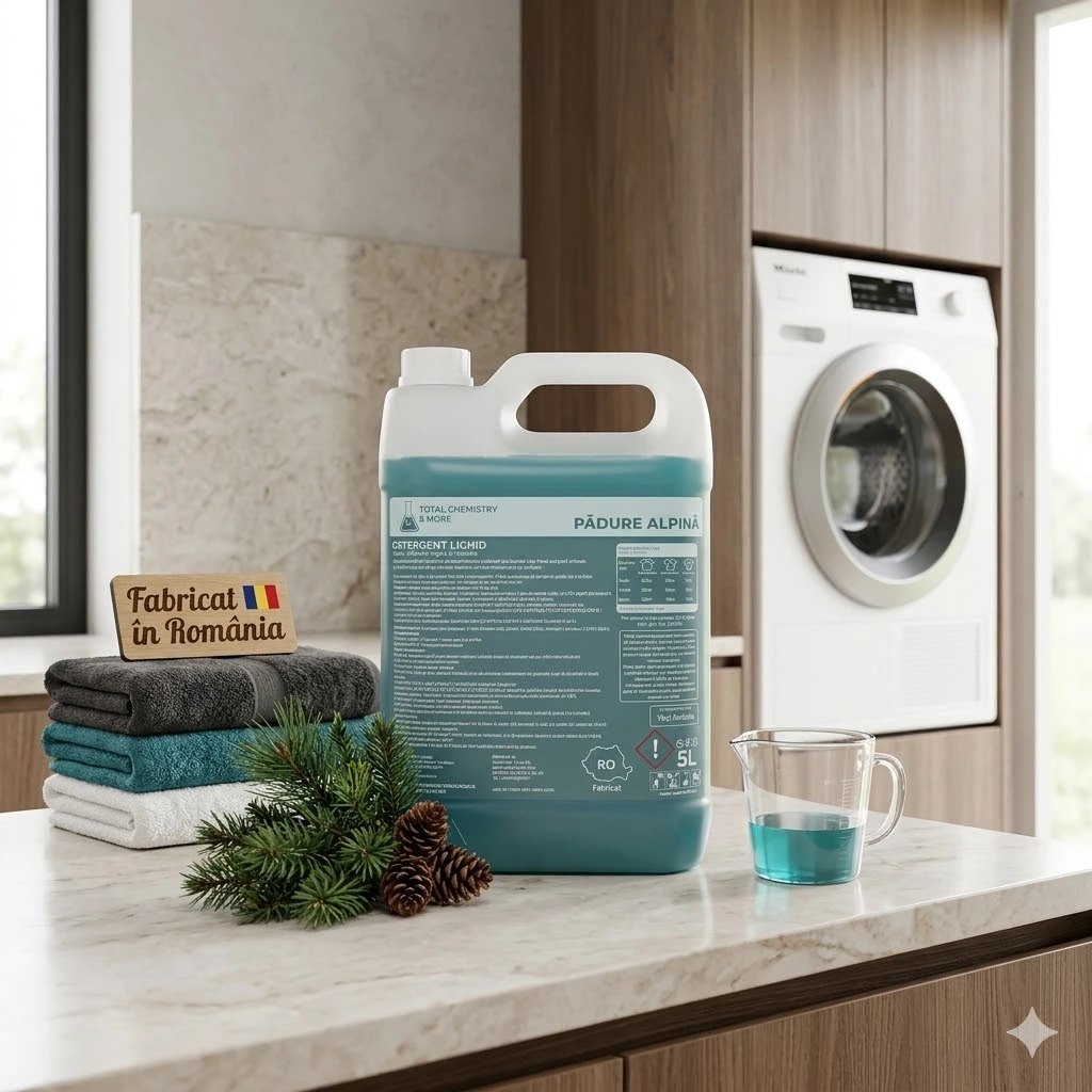 Pachet XXL Total Chemistry 15L detergent de rufe la canistră cu pahar gradat CADOU [6]