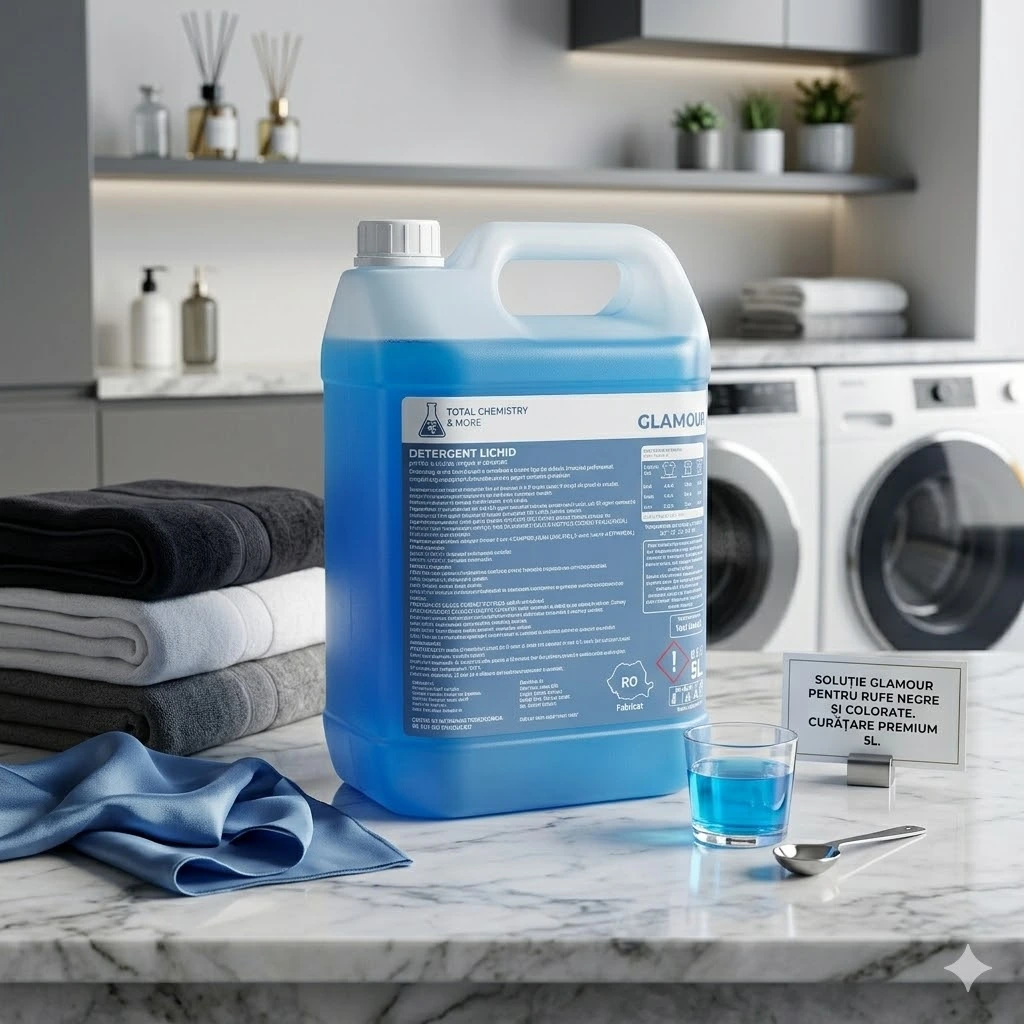 Pachet XXL Total Chemistry 15L detergent de rufe la canistră cu pahar gradat CADOU [4]