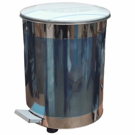 Cos de gunoi din inox cu pedala industrial 70 L [2]