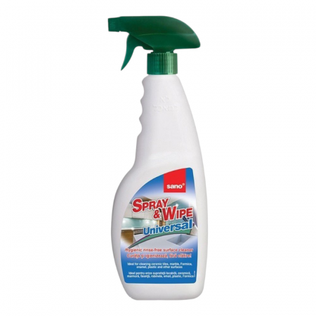 Detergenti - Spray pentru curățenie universală, Universal Spray & Wipe, Multi-purpose spray cleaner, 750ML