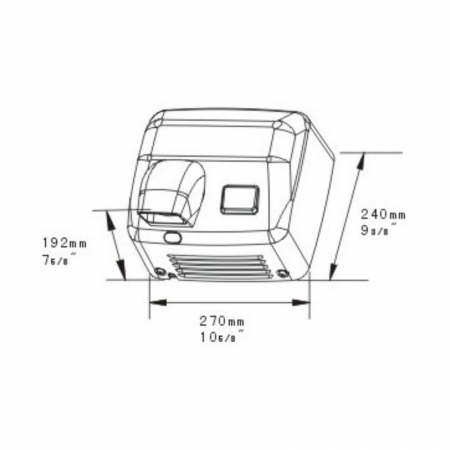 USCATOR DE MAINI INOX ALB LIMPIO 2500W [1]