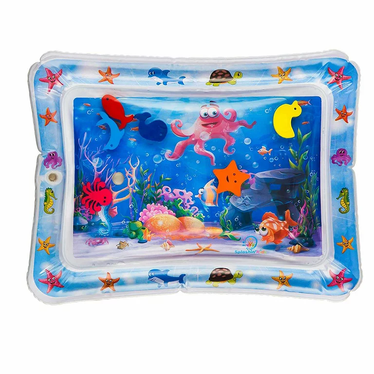 Saltea de Joacă cu Apă Tummy Time Ocean pentru Bebeluși [7]