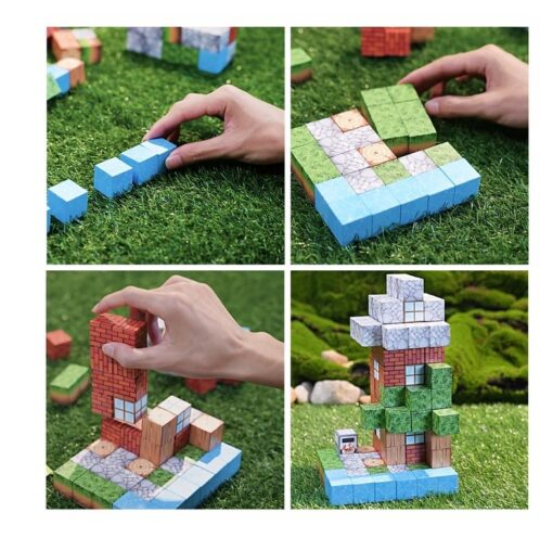 Set Construcție Magnetic 3D STEM Build World – 100 Piese [14]