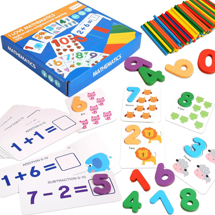 Set Educațional I Love Mathematics – Numărare, Adunare și Scădere [25]