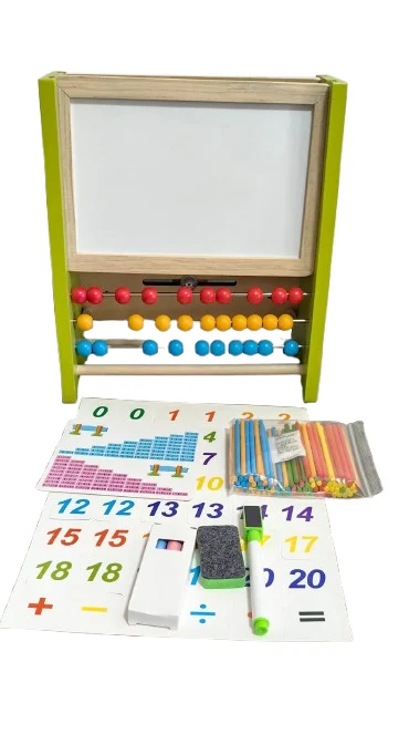 Calendar Educațional Montessori din Lemn cu Ceas și Anotimpuri în Limba Română [4]