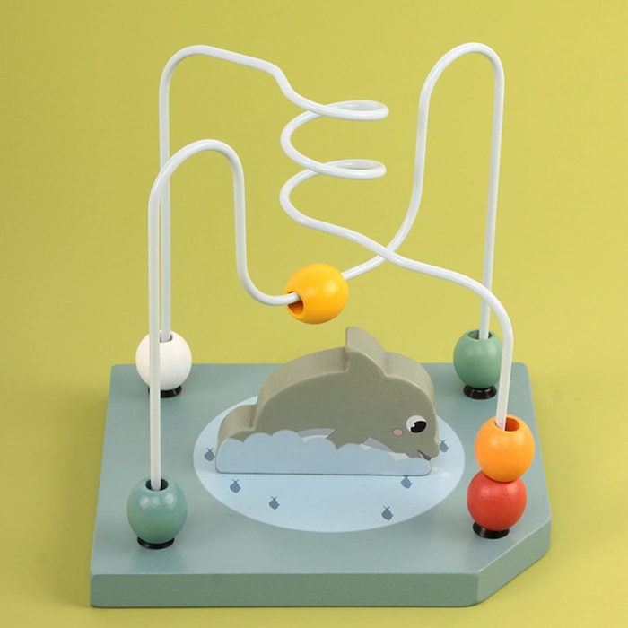 Cub Montessori din Lemn 6 în 1 cu Activități și Tematică Ocean [14]