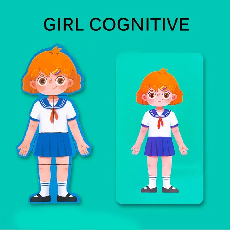 Puzzle Educativ Structura Corpului Uman pentru Fete 6+ [13]