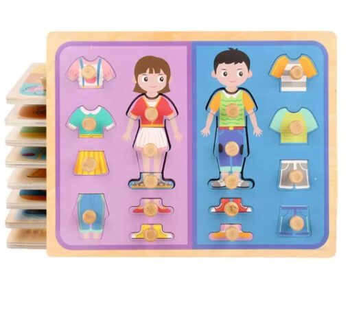 Puzzle Micuțul Stilist – Cine Ce Poartă Azi? [2]