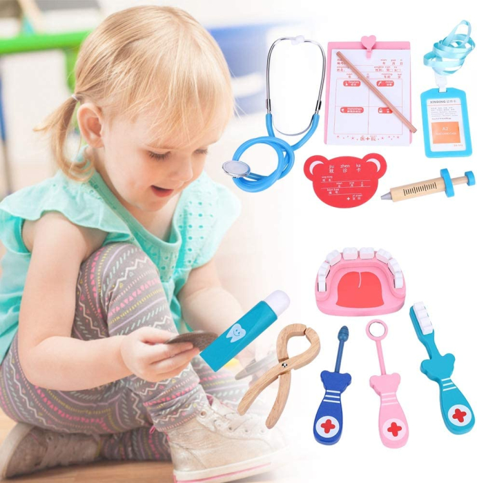 Trusă Doctor și Dentist pentru Copii cu Stetoscop și Accesorii Medicale [2]