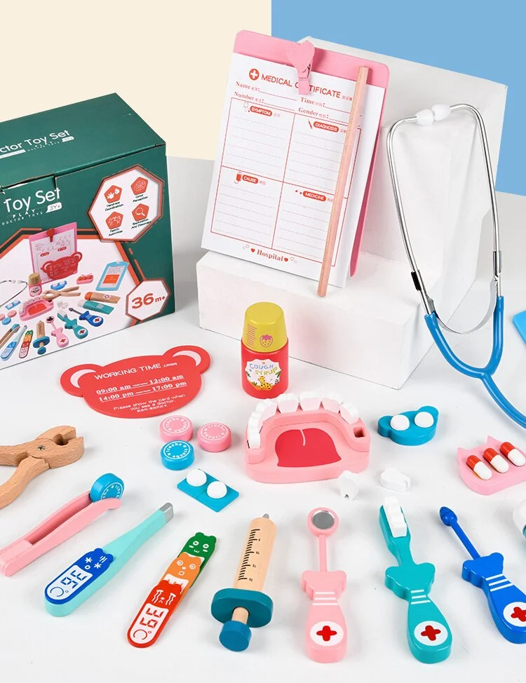 Trusă Doctor și Dentist pentru Copii cu Stetoscop și Accesorii Medicale [3]