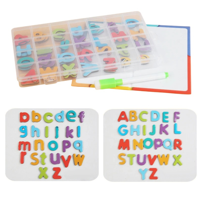 Set Educativ cu Tablă și Litere Magnetice – Alfabet, Cuvinte și Scriere [6]