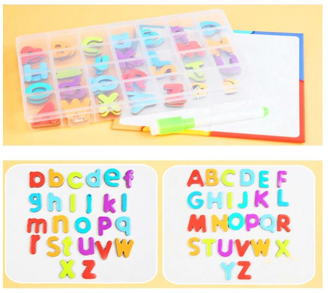 Set Educativ cu Tablă și Litere Magnetice – Alfabet, Cuvinte și Scriere [3]