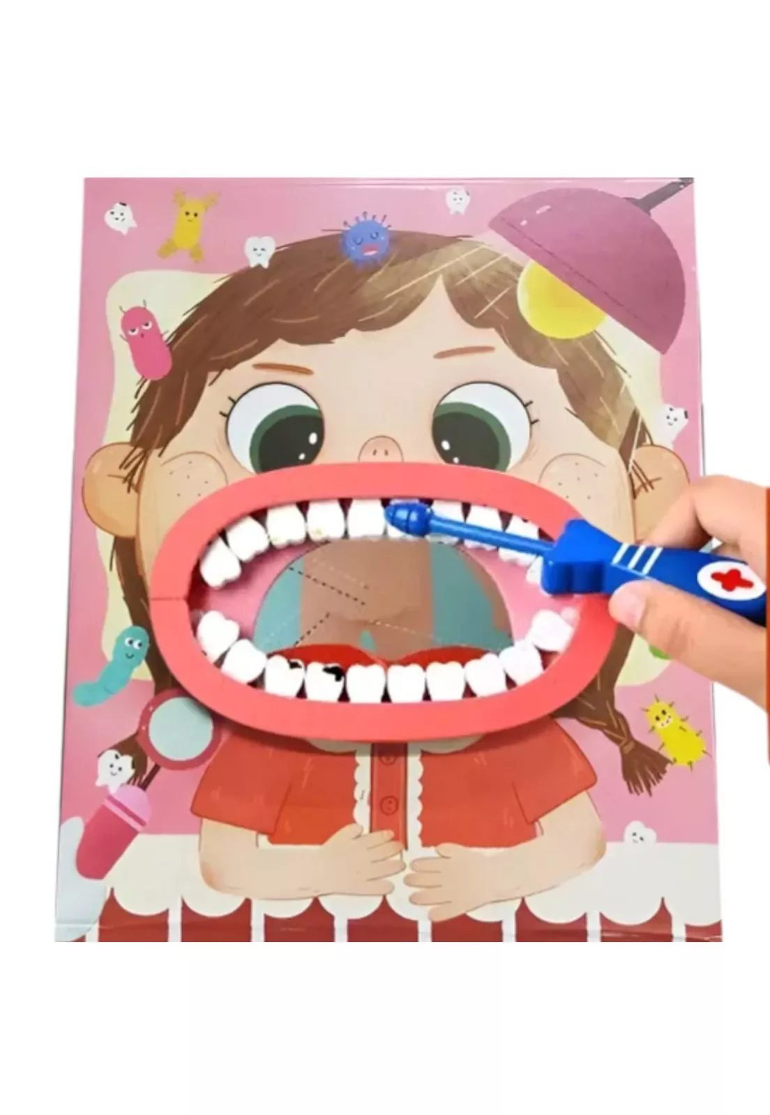 Trusă Dentist pentru Copii Roz cu Cabinet Stomatologic și Accesorii [7]