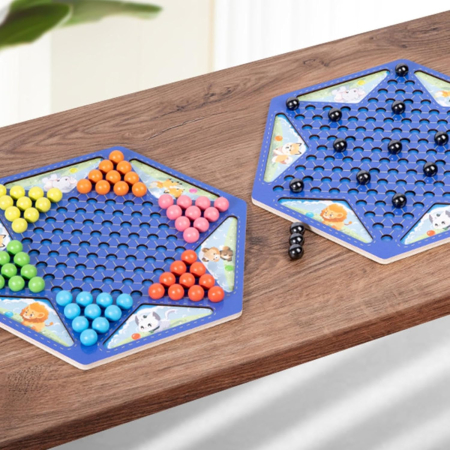 Set Joc Magnetic 2 în 1 Dame și Șah Magnetic pentru Copii și Adulți, 9+ ani [13]