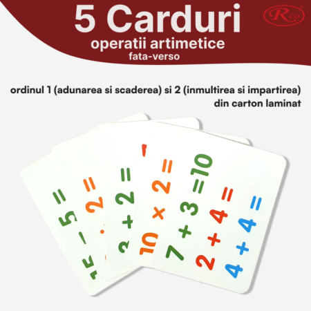 Joc Educativ Alfanumeric din Lemn în Limba Română cu 110 Piese, Litere, Cifre și Primele Operații Matematice, 3+ ani [12]