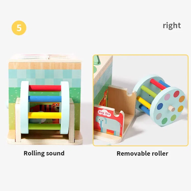 Jucărie Montessori Multifuncțională 8 în 1 din Lemn [6]