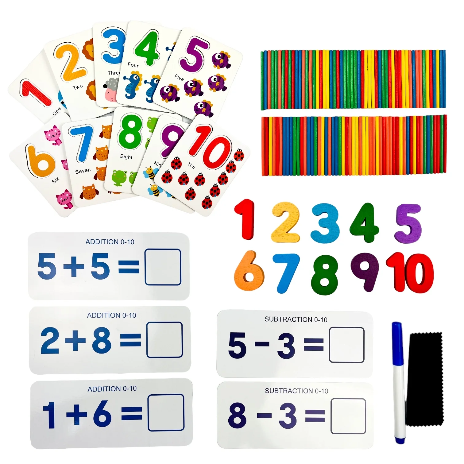 Set Educațional I Love Mathematics – Numărare, Adunare și Scădere [1]