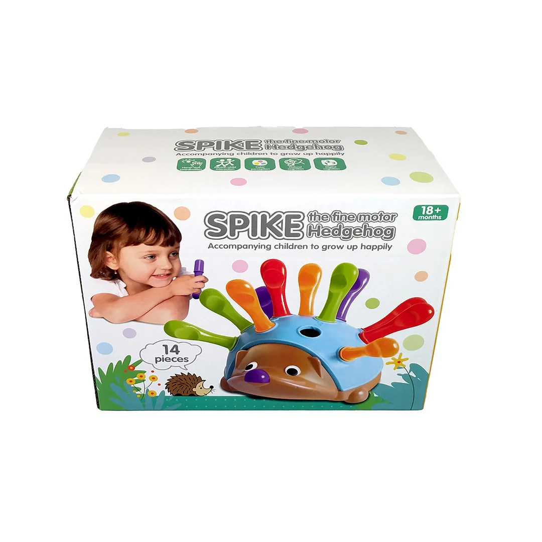 Ariciul Spike Montessori pentru Motricitate Fină și Învățarea Culorilor [7]