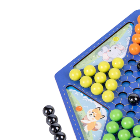 Set Joc Magnetic 2 în 1 Dame și Șah Magnetic pentru Copii și Adulți, 9+ ani [5]