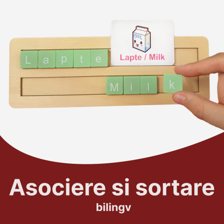 Joc Educativ Alfanumeric din Lemn în Limba Română cu 110 Piese, Litere, Cifre și Primele Operații Matematice, 3+ ani [11]