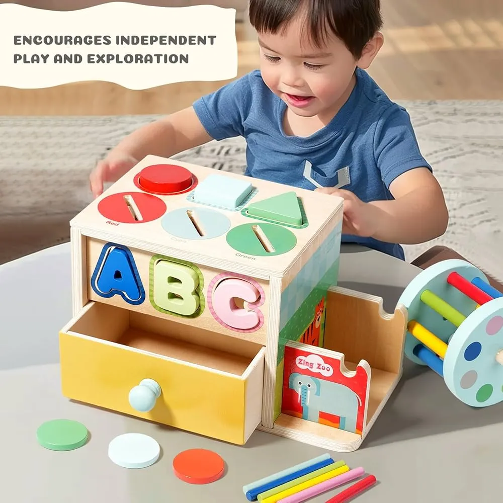 Jucărie Montessori Multifuncțională 8 în 1 din Lemn [1]