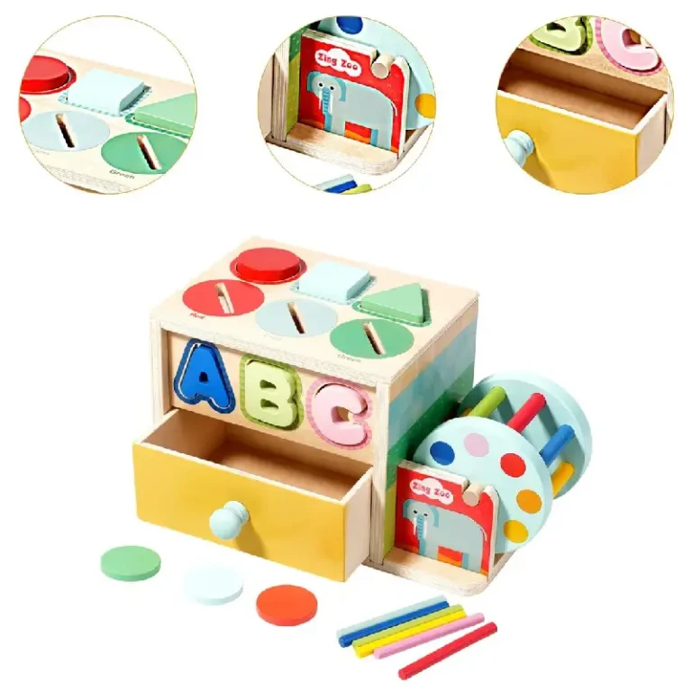 Jucărie Montessori Multifuncțională 8 în 1 din Lemn [8]