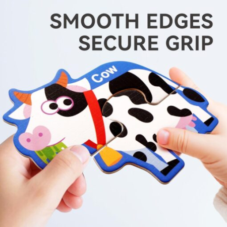 Set Puzzle Magnetic Ferma Animalelor – 30 Piese [4]