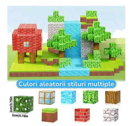 Set Construcție Magnetic 3D STEM Build World – 100 Piese [5]
