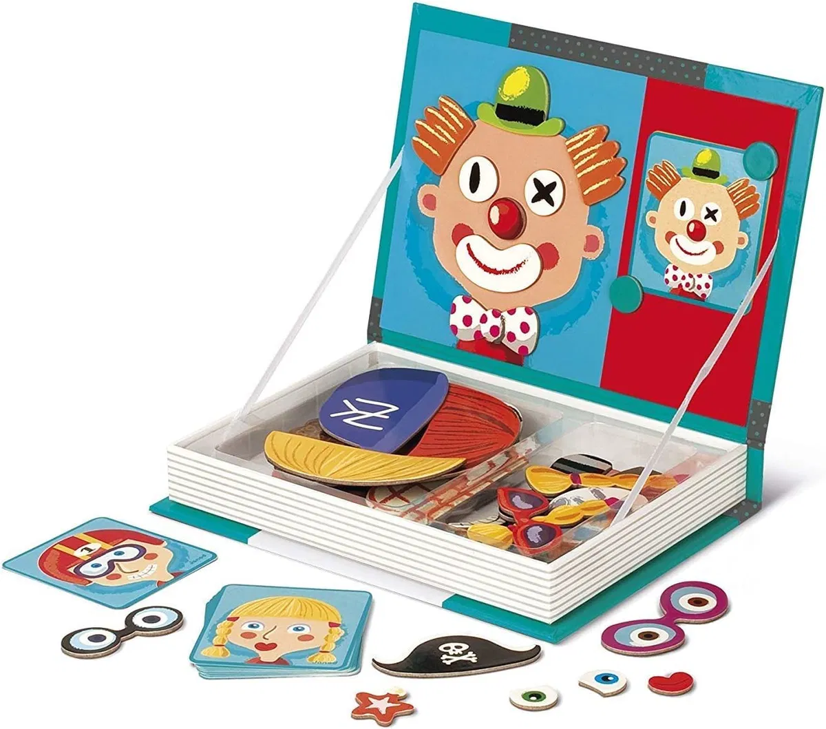Carte Magnetică cu Puzzle Creativ Emoții și Expresii Faciale pentru Copii [2]