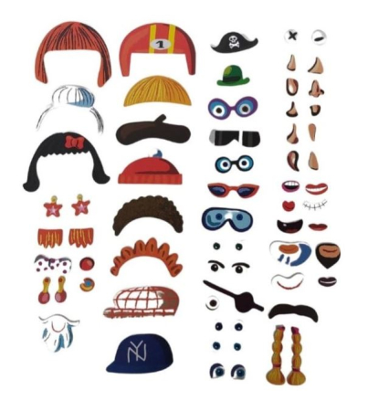 Carte Magnetică cu Puzzle Creativ Emoții și Expresii Faciale pentru Copii [11]