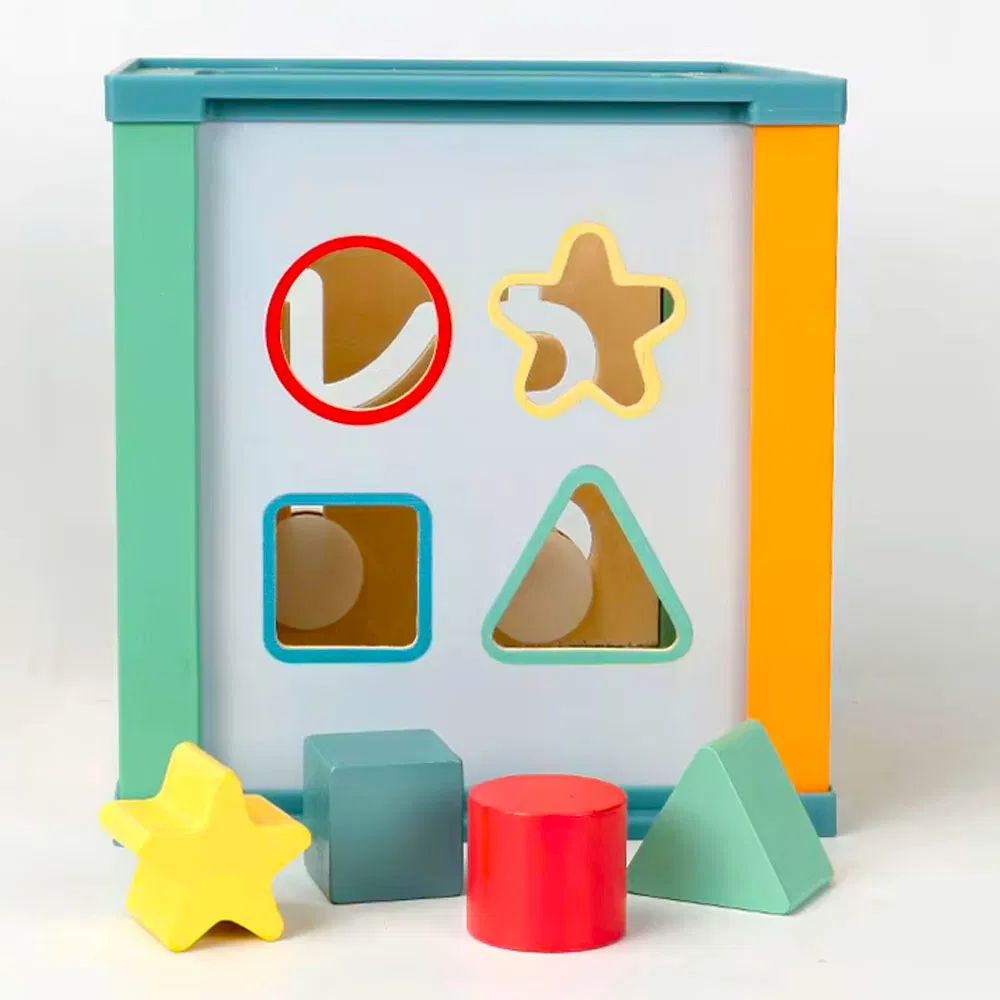 Cub Educativ Kabi Ocean 5 în 1 din Lemn cu Sortator și Labirint [16]