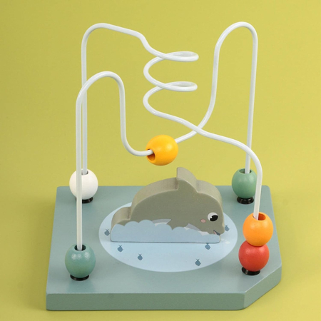 Cub Montessori din Lemn 6 în 1 cu Activități și Tematică Ocean [13]