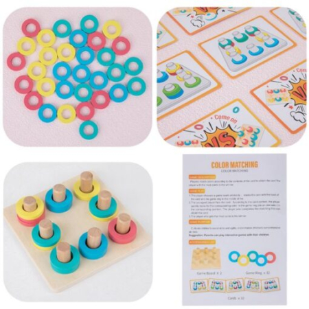 Joc de Rapiditate cu Sonerie Potrivește Culorile Color Matching pentru Copii [4]
