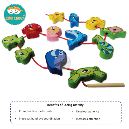 Joc Montessori de Pescuit Magnetic din Lemn cu Animale Marine [4]