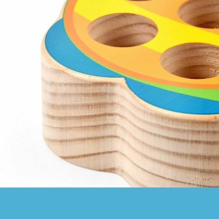 Joc de Pescuit Magnetic din Lemn Pisicuță pentru Copii [5]