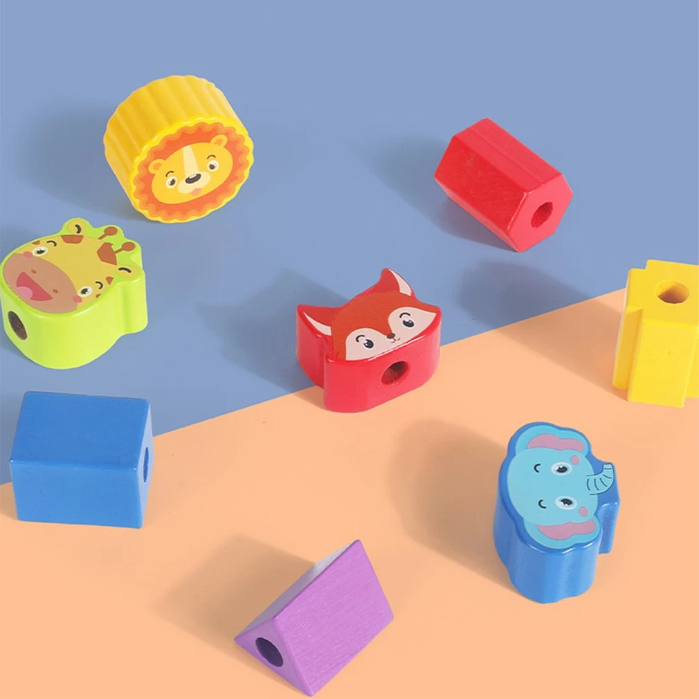 Joc Montessori din Lemn cu Roți Dințate și Animăluțe [4]