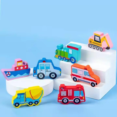 Joc Montessori Multifuncțional din Lemn 7 în 1 cu Puzzle și Pescuit Magnetic [10]