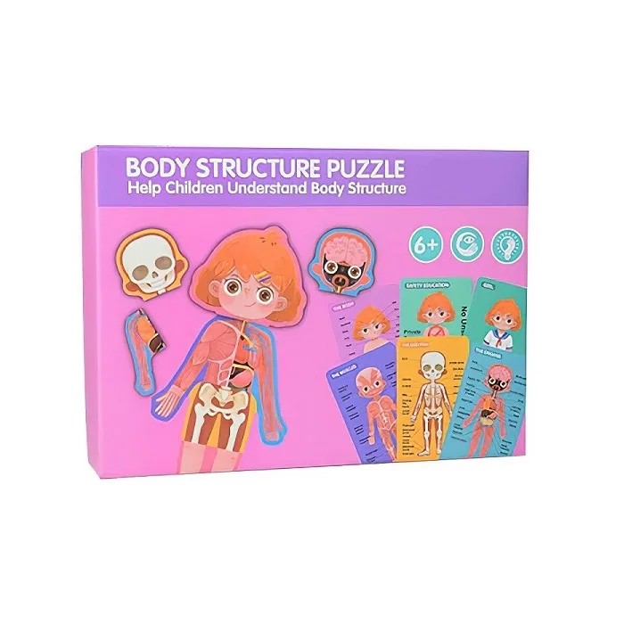 Puzzle Educativ Structura Corpului Uman pentru Fete 6+ [5]