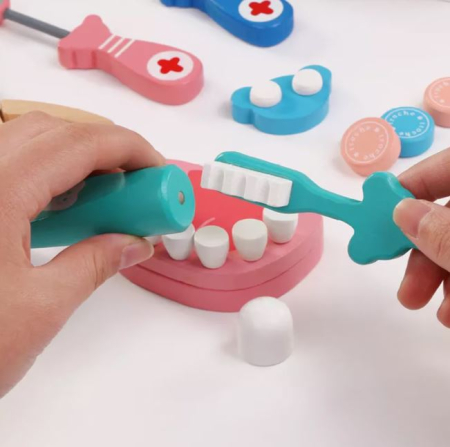 Trusă Doctor și Dentist pentru Copii cu Stetoscop și Accesorii Medicale [6]