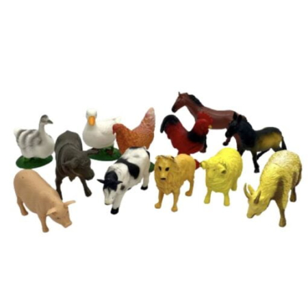 Set 12 Figurine Animale de la Fermă – Animale Domestice pentru Copii [5]
