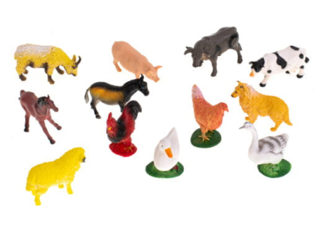 Set 12 Figurine Animale de la Fermă – Animale Domestice pentru Copii [2]
